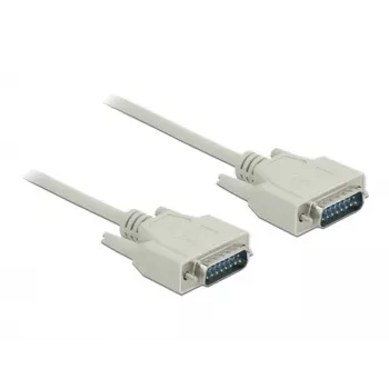 Cable serie DeLOCK 85975 beige 1m Sub-D15