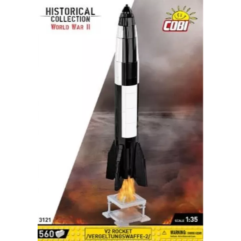 Set de construcción COBI V2 cohete 560 piezas Segunda Guerra Mundial