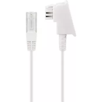 Goobay 60672 cable de teléfono 10 m blanco (60672)