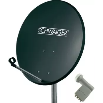 Sistema de satélite SCHWAIGER SPI5501SET4 — set para 4 usuarios, pack completo