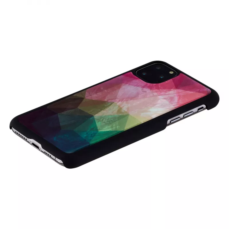 Funda protectora iKins para iPhone 11 Pro Max – Water Flower Negro