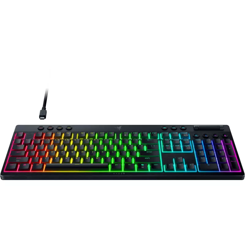 Teclado mecánico de perfil bajo Razer BlackWidow V4 — interruptores Orange, Bluetooth inalámbrico