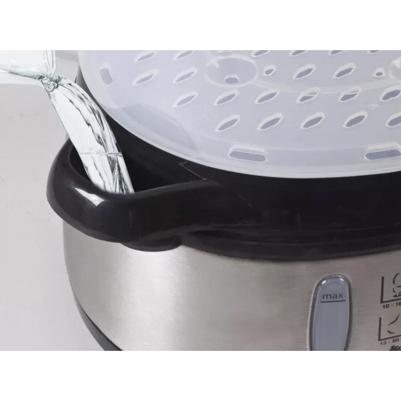 Vaporera Beper BC.250 3 cestas encimera 800 W acero inoxidable