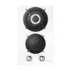 Placa de gas ISEASY MGBG-312A, 2 quemadores (blanca)