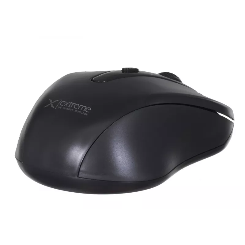 Extreme XM104K ratón USB Type-A óptico 1000 DPI para diestros