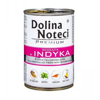DOLINA NOTECI Premium rico en pavo - comida húmeda para perros - 400 g