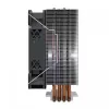Disipador de CPU por aire SAVIO SAVGCOVORTEXX2ARGB con 4 heatpipes, ventilador ARGB de 120 mm, negro