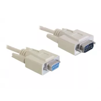Cable serie DeLOCK Sub-D9 84016 5 m beige