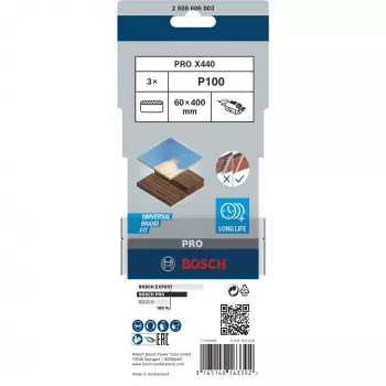 Accesorio de lijado Bosch 2 608 606 003 3 piezas