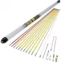 Guías pasacables c.k tools MightyRod PRO T5422 set de 12 m — set de varillas de fibra de vidrio para el tendido de cables en tubos y canales
