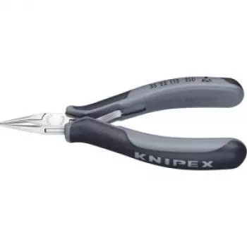 Pinza de agarre electrónica ESD KNIPEX – Pinza de precisión para trabajos de montaje finos, p. ej. en electrónica y mecánica de precisión – para agarrar, sujetar y doblar – versión El