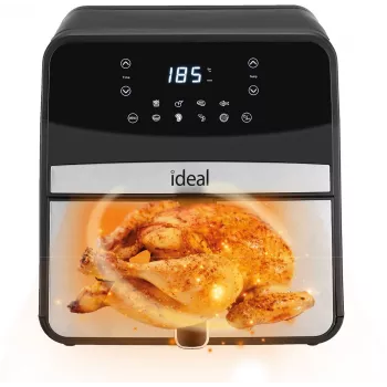 Freidora de aire Eldom IK1501 — 6,5 l, 1800 W, LED táctil, termostato regulable, cubeta extraíble apta para lavavajillas
