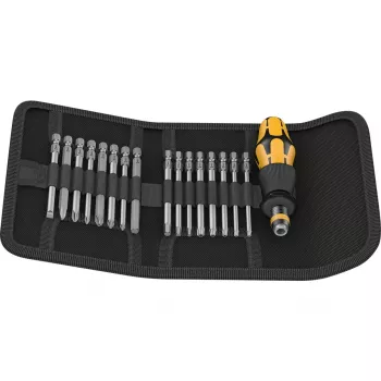 Wera Kraftform Kompakt 60 ESD - Mango con juego de puntas - 17 piezas (05051043001)