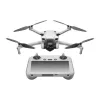 DJI Mini 3 Fly More Combo (DJI RC) dron con cámara, cuadricóptero de 4 rotores, CMOS de 12 MP 1/1,3", f/1,7, 4K HDR, hasta 38 min de vuelo, menos de 249 g, gris