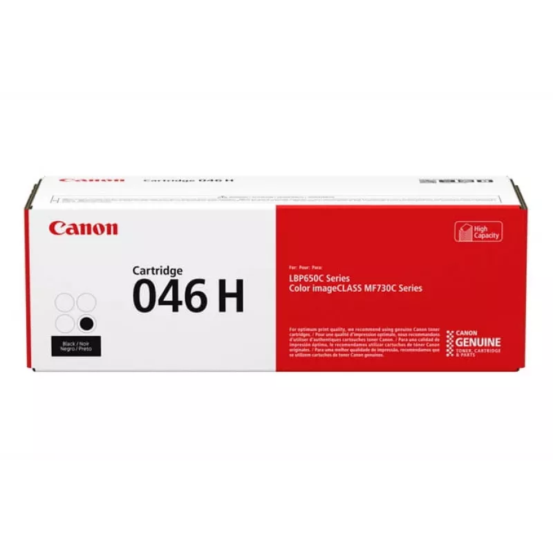 Canon 046H 1254C002 cartucho de tóner, negro, 6300 páginas