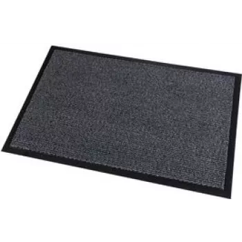 PaperFlow Super Budget Felpudo atrapa-suciedad, 900 x 600 mm, gris