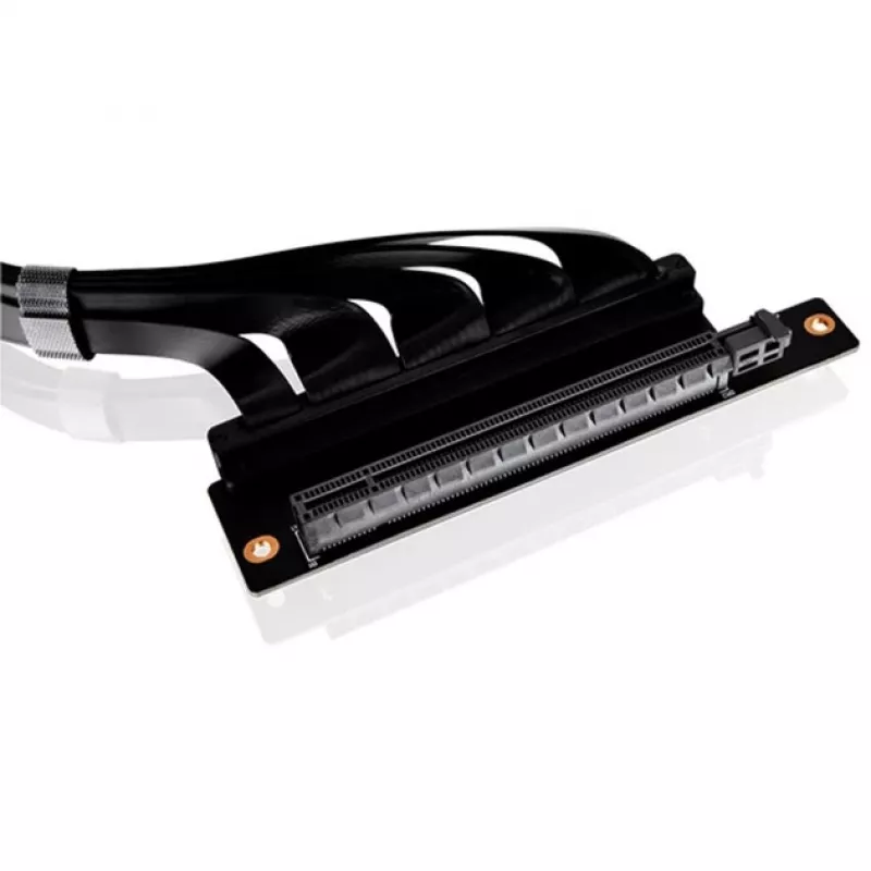 Thermaltake cable riser PCI-E 4.0 doble de 90 grados, 40 cm, negro