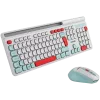 CANYON HSET-W5 EN teclado+ratón AAA+AA inalámbrico blanco