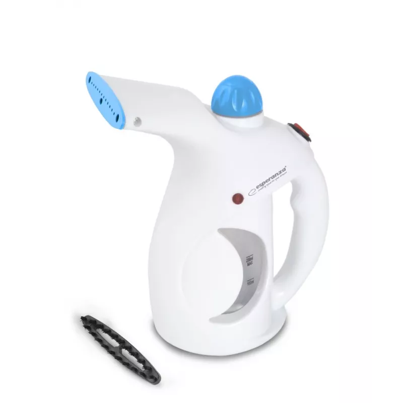 Plancha de vapor de mano ESPERANZA EHI006 — 800 W, 15 g/min de vapor, depósito 0,2 L, cable 1,5 m, negro