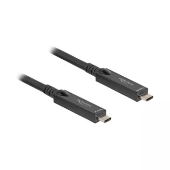 Cable USB DeLOCK USB 3.2 Gen 2 10 m USB-C negro 84257