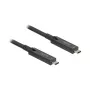 Cable USB DeLOCK USB 3.2 Gen 2 10 m USB-C negro 84257
