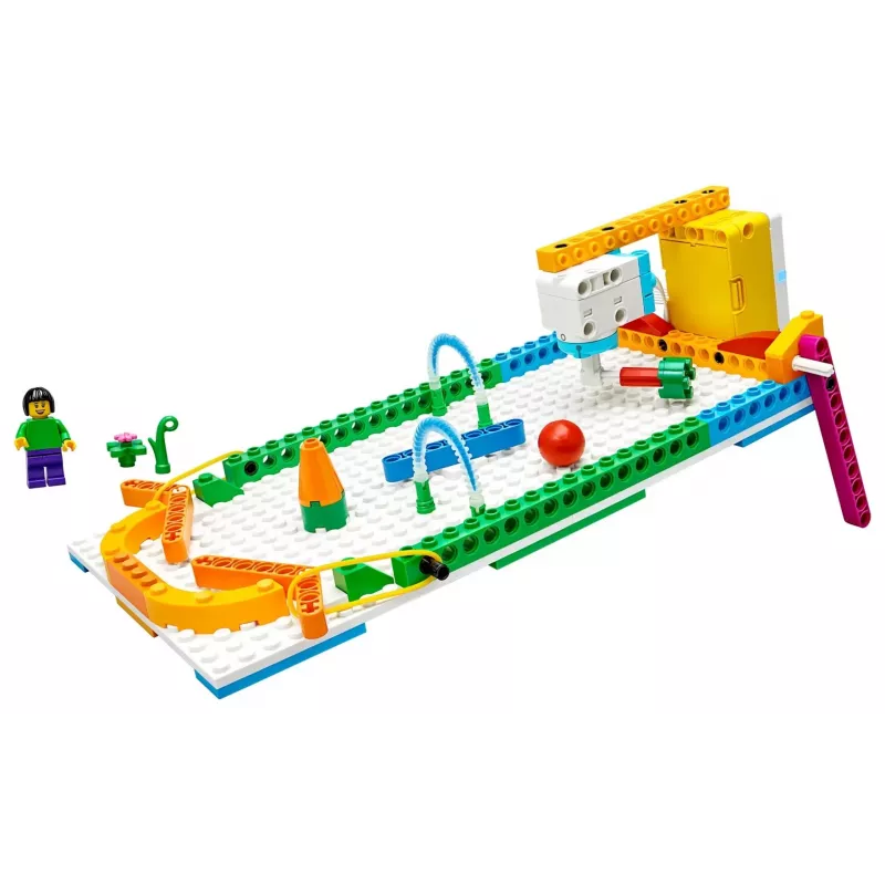 LEGO Education SPIKE Essential Set A+ 45345 – set de construcción de robótica educativa y programación, 449 elementos, a partir de 6 años