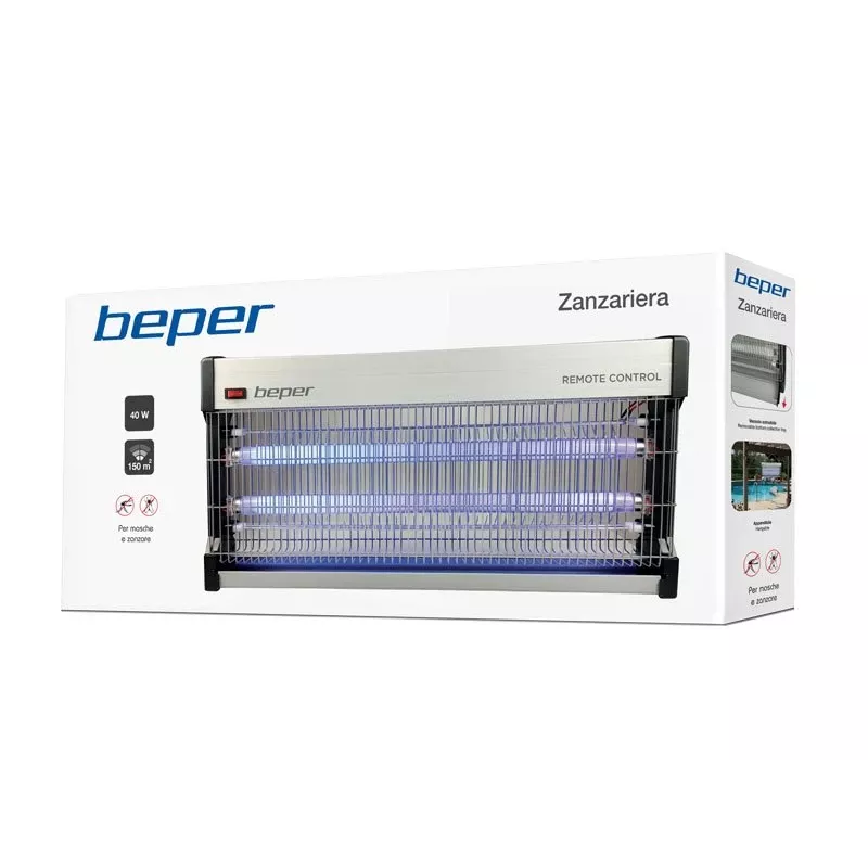 Hervidor de agua Beper VE.702 1,7 L 2200 W, elemento calefactor de acero inoxidable, jarra sin cable