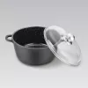Olla con tapa Maestro MR-4616C 16 cm 1 l Negra