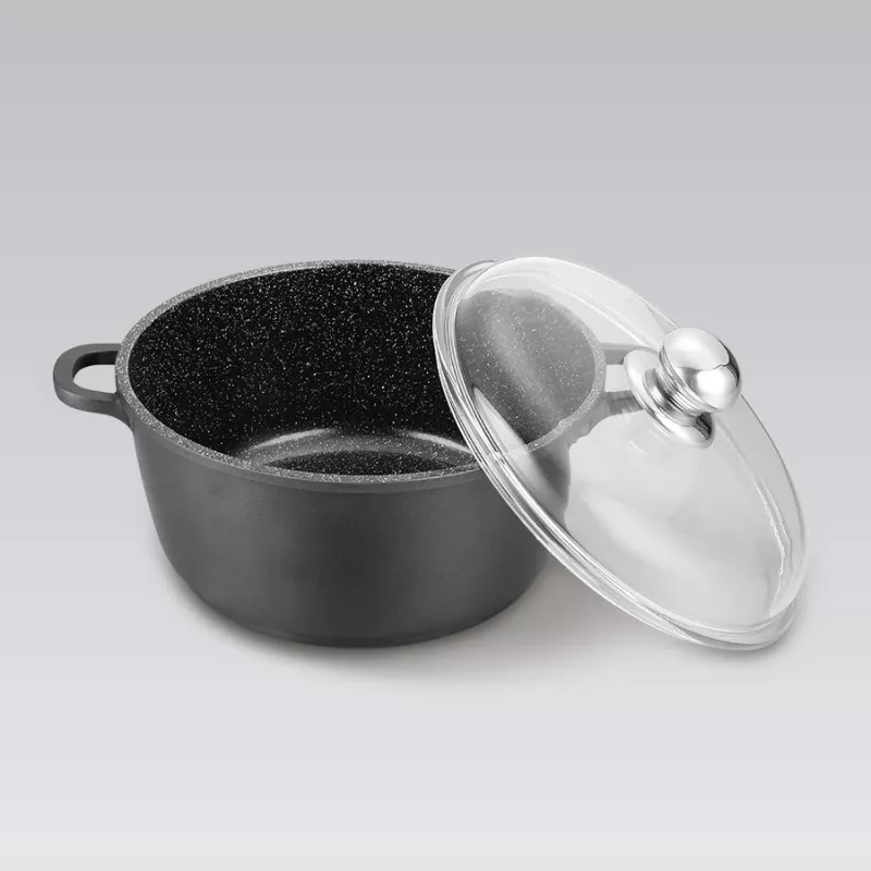 Olla con tapa Maestro MR-4616C 16 cm 1 l Negra