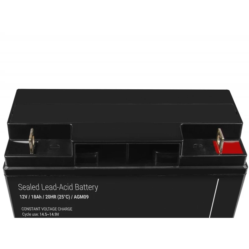 Batería recargable de plomo-ácido sellada Green Cell AGM09 12 V 18000 mAh, negro, 167×77×181 mm, 4,8 kg