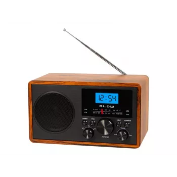 Radio AM/FM analógica portátil BLOW RA9 V.2 — recepción AM y FM, a pilas, sintonización analógica