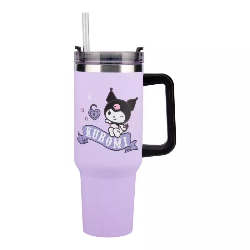 Vaso isotérmico Paladone Hello Kitty Kuromi 900 ml con pajita