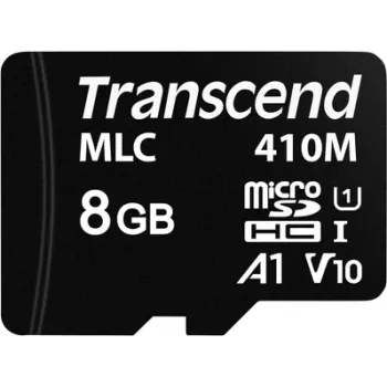 Transcend 410M tarjeta de memoria flash 8 GB A1 Video Class V10 UHS-I U1 Class10 microSDHC UHS-I