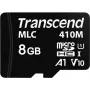 Transcend 410M tarjeta de memoria flash 8 GB A1 Video Class V10 UHS-I U1 Class10 microSDHC UHS-I