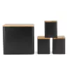 Set de fiambreras Salter BW129001EU7 negro 4 piezas – recipientes para pan y bollería