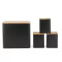 Set de fiambreras Salter BW129001EU7 negro 4 piezas – recipientes para pan y bollería