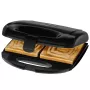 Sandwichera CLATRONIC ST 3814, 820 W, 2 sándwiches, placas antiadherentes, asa fría