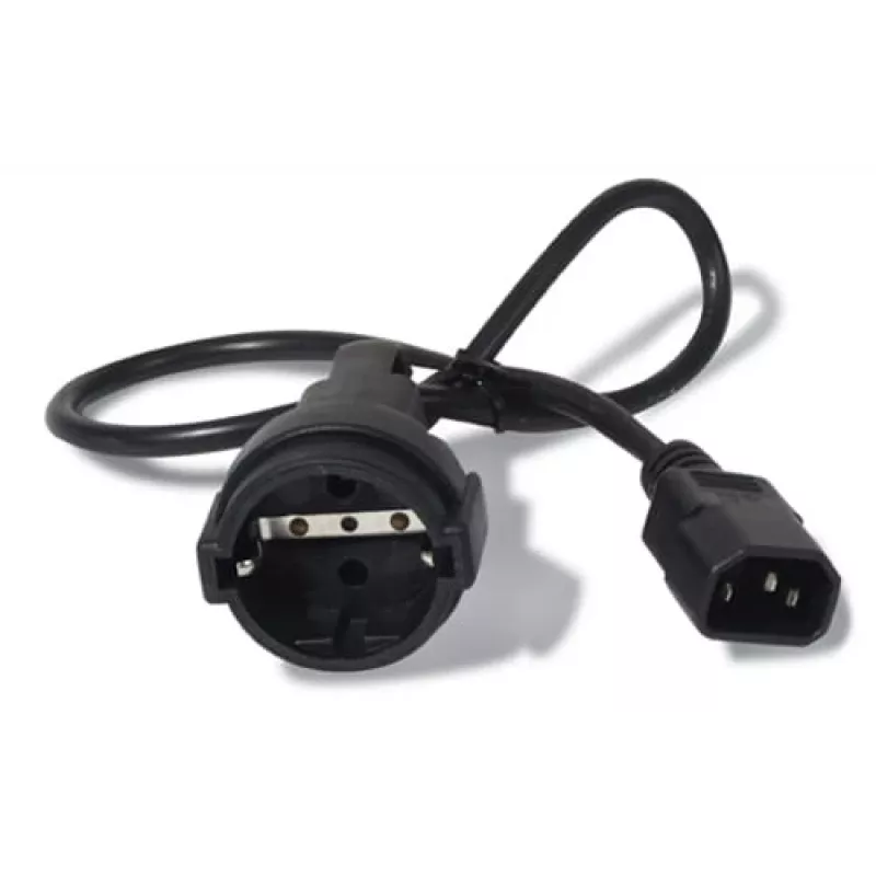 Cable de alimentación APC AP9880 negro 0,6 m conector hembra C14 CEE7/7