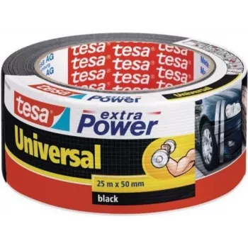 TESA Extra Power - Montaje - Manualidades - Rotulación - Reparación - Interior y exterior - Negra - Metal - Madera (56388-1-3)