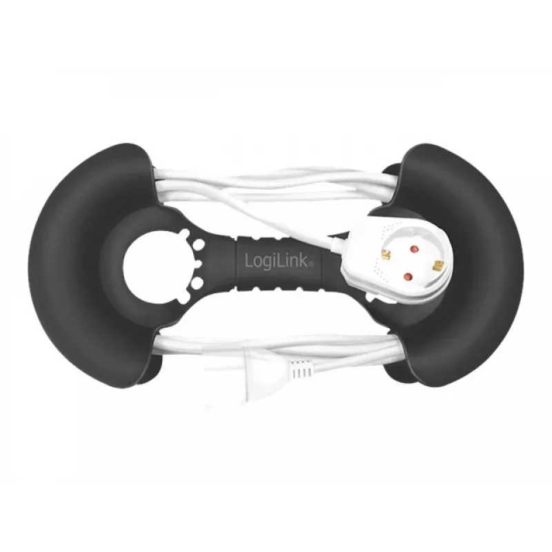 Organizador de cables LogiLink KAB0068 universal negro polipropileno 1 unidad