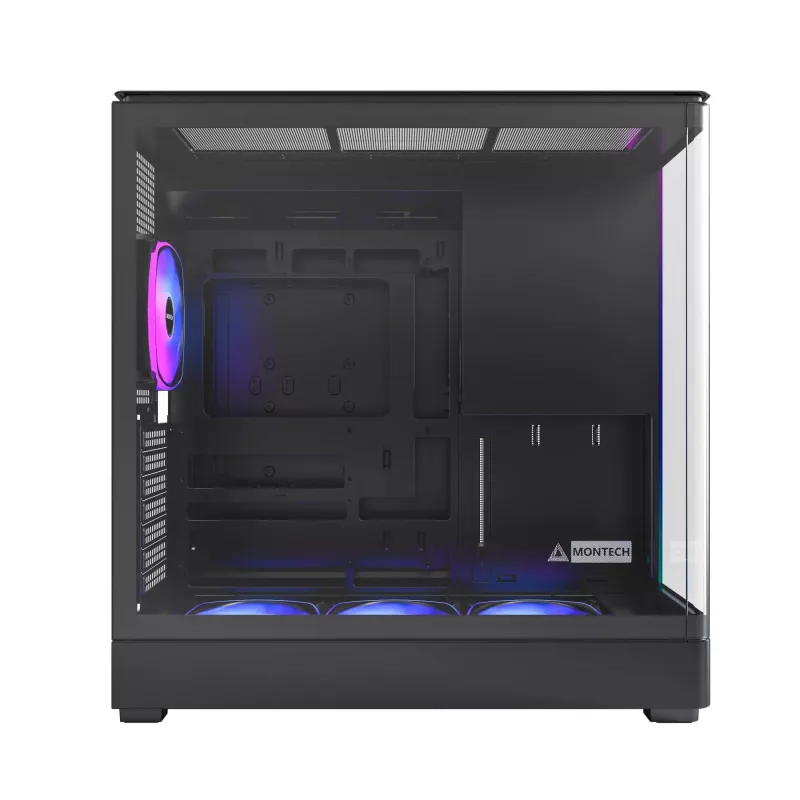 Caja de PC Montech KING 45 PRO negra — micro ATX / Mini-ITX, Midi Tower