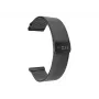 Correa de reloj FIXED Mesh Strap Fixed 20mm Quick Release Negro — malla de acero inoxidable, 20 mm