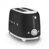 Tostadora Smeg 50's Style TSF01BLMEU 2 rebanadas Negro Acero inoxidable