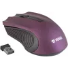 Ratón inalámbrico simétrico óptico de 2,4 GHz, 3 botones, Violeta