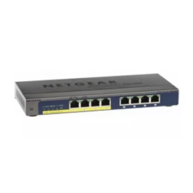 NETGEAR GS108PP Switch Gigabit Ethernet (10/100/1000) no gestionado Power over Ethernet (PoE) Negro