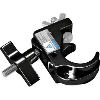 Gancho de teatro EUROLITE TH35-75 negro acero para rigging y suspensión