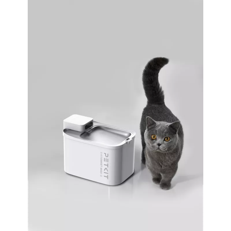 Fuente de agua para mascotas PETKIT Eversweet Max 2 — capacidad 3 L, sin BPA, blanco