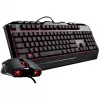 YY Cooler Master Teclado gamer de sobremesa Devastator 3 [DE] negro mono RGB versión revisada