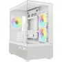 Caja mATX Sharkoon MK7 ARGB 2x cristal blanca