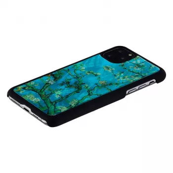 Funda protectora iKins para iPhone 11 Pro Max – Almond Blossom Negro